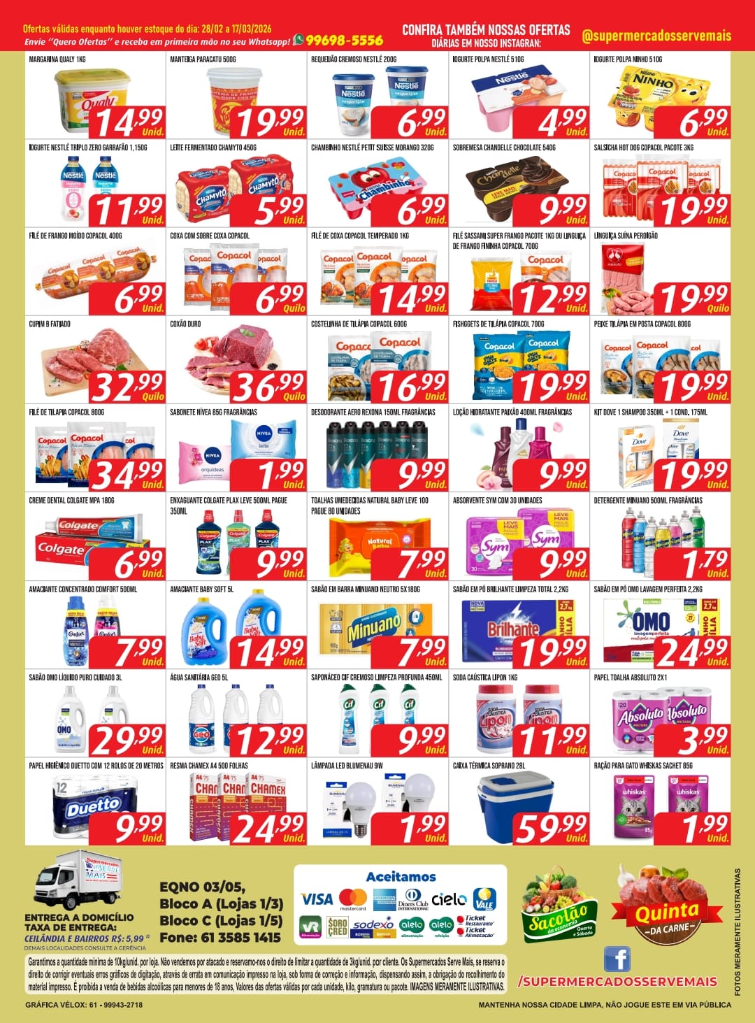 Ofertas Supermercado Serve Mais